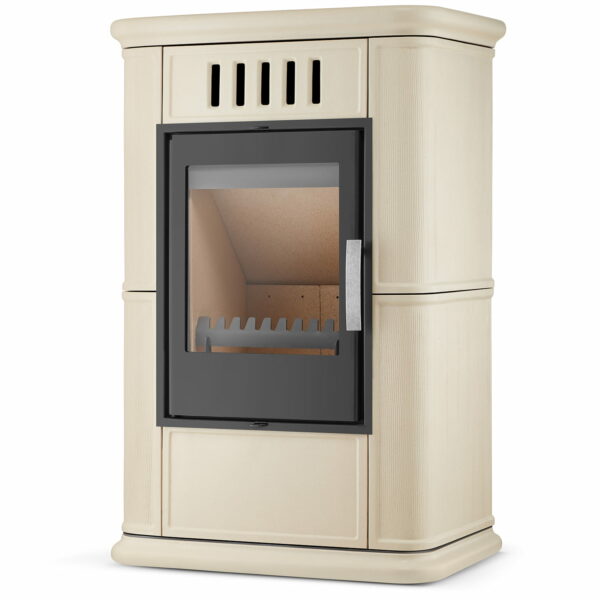 Krbová kamna OLBIA s přívodem vzduchu, 7,5 kW | cappuccino nejsou jen topidlem, ale také plnohodnotným designovým prvkem.