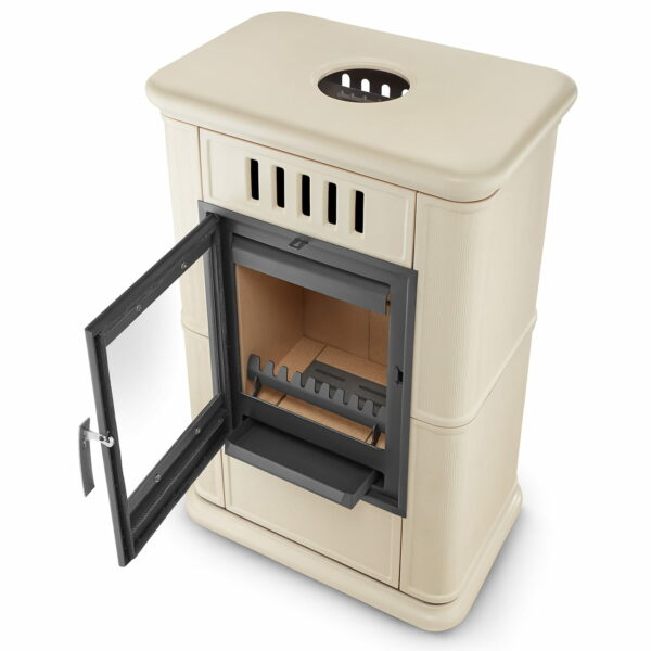 Krbová kamna OLBIA s přívodem vzduchu, 7,5 kW | cappuccino - Image 3