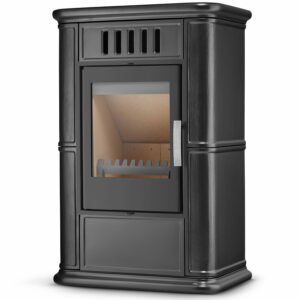 Krbová kamna OLBIA s přívodem vzduchu, 7,5 kW | černá nejsou jen topidlem, ale také plnohodnotným designovým prvkem.