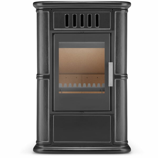Krbová kamna OLBIA s přívodem vzduchu, 7,5 kW | černá - Image 2