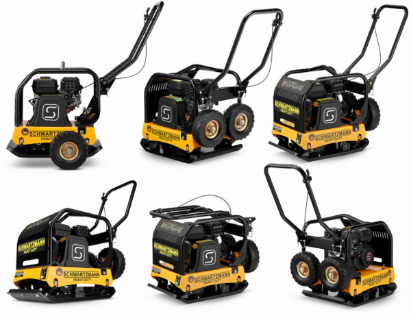 Vibrační deska ZG140TK, 120 kg, 6,5 HP | Schwartzmann - Image 3