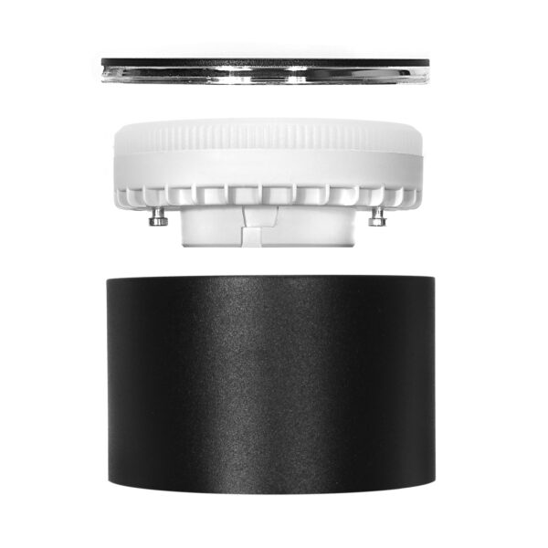 Halogenové LED stropní svítidlo GX53, černé | 82mm - Image 4