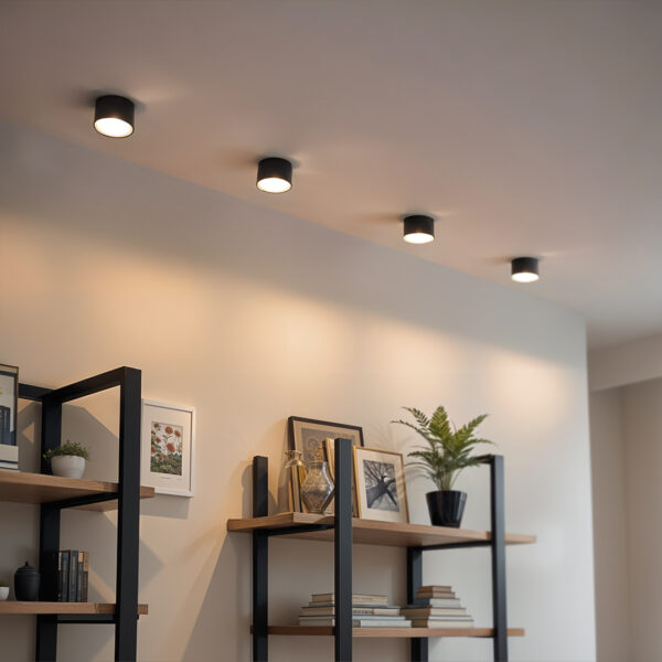 Halogenové LED stropní svítidlo GX53, černé | 82mm - Image 7