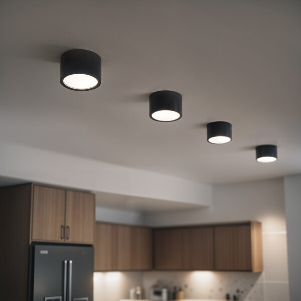 Halogenové LED stropní svítidlo GX53, černé | 82mm - Image 9