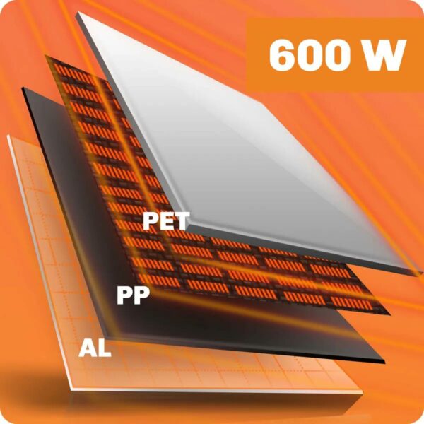 Infračervený ohřívač BD-981, 600W, WiFi | Berdsen - Image 13