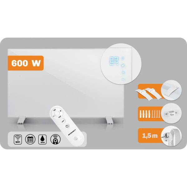 Infračervený ohřívač BD-981, 600W, WiFi | Berdsen - Image 4