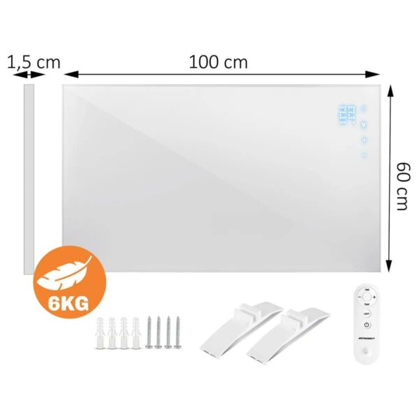 Infračervený ohřívač BD-981, 600W, WiFi | Berdsen - Image 5