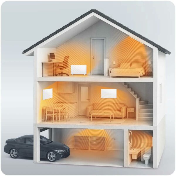 Infračervený ohřívač BD-981, 600W, WiFi | Berdsen - Image 12