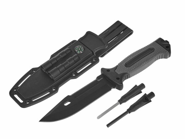 Taktický nůž BLACK SURVIVAL SERIES, 275/135mm | GEKO - Image 2