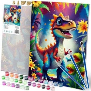 Malování podle čísel, 40x50cm, dinosaurus | Massido