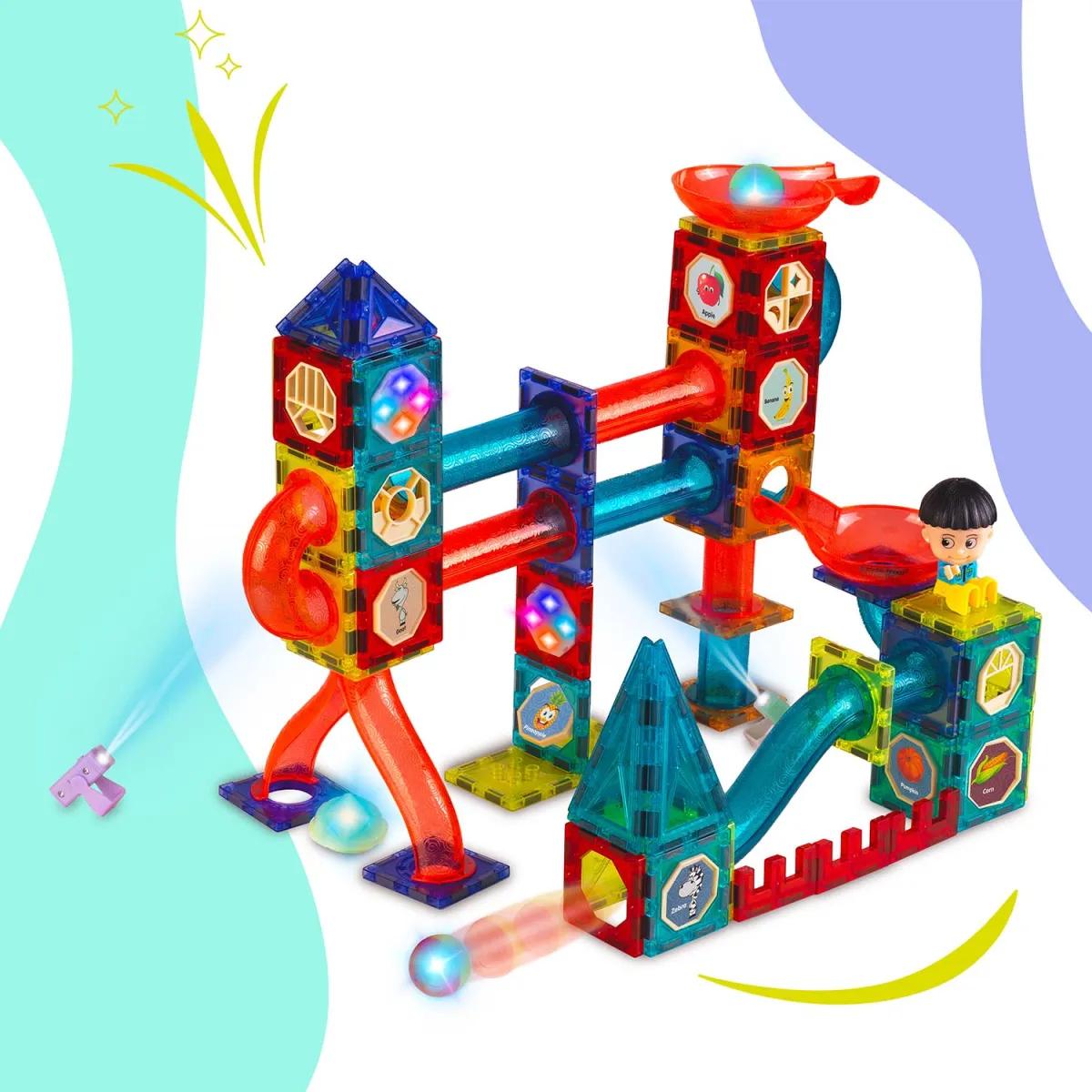 Magnetická stavebnice RK-782, 150ks | Ricokids - Image 3