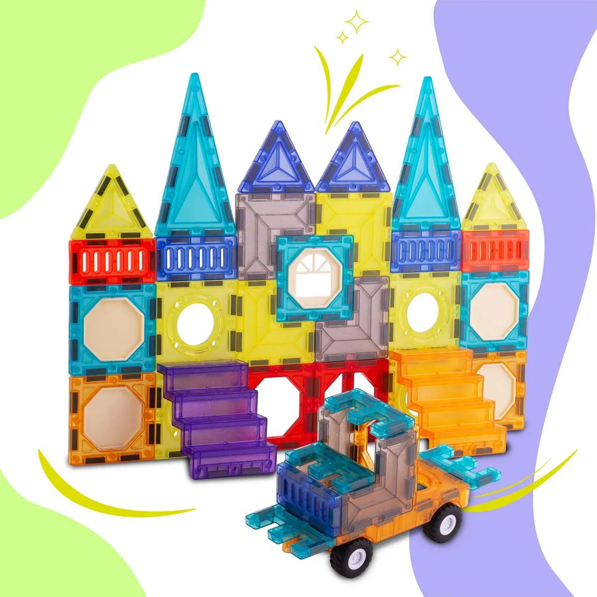 Magnetická stavebnice RK-782, 71ks | Ricokids - Image 3