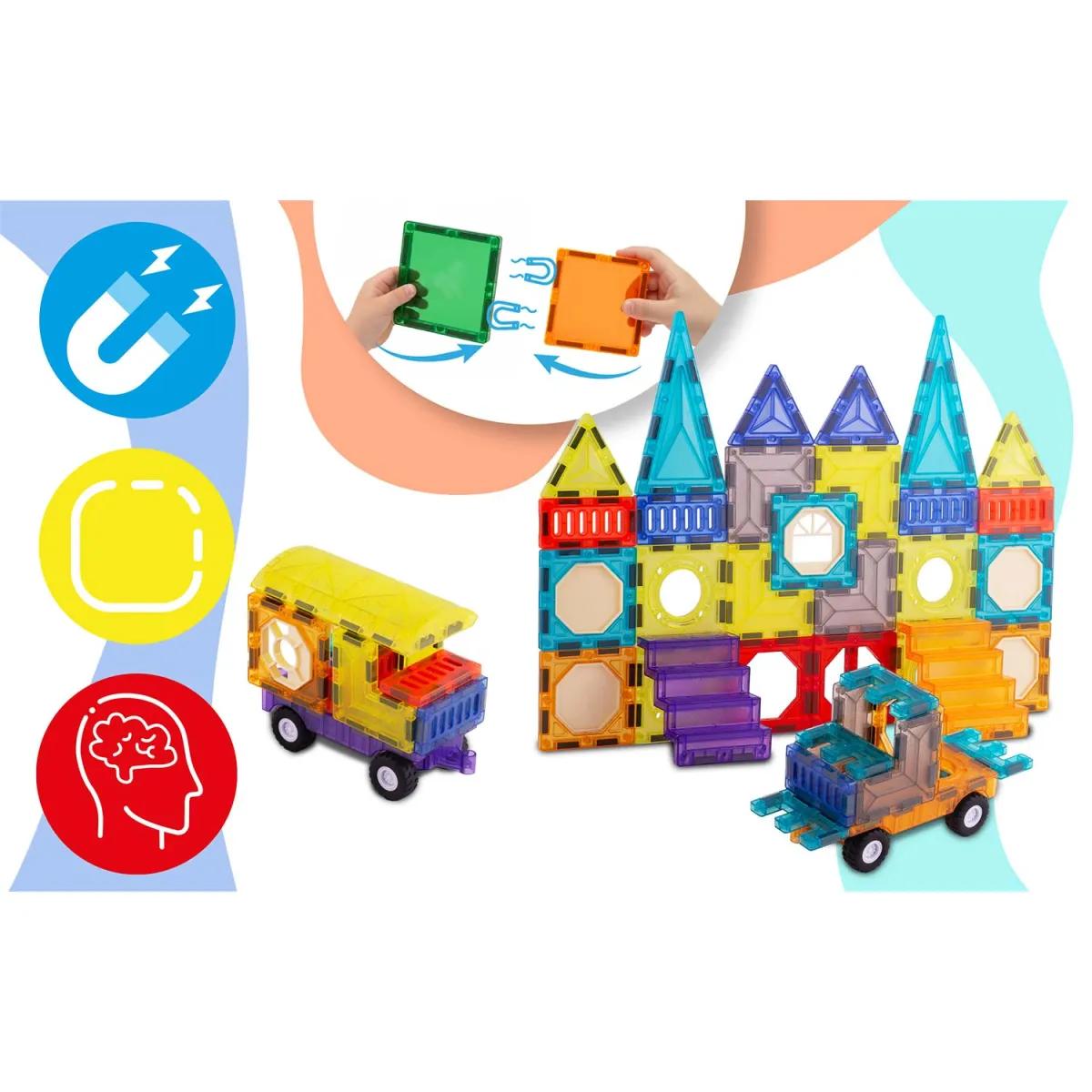 Magnetická stavebnice RK-782, 71ks | Ricokids - Image 4