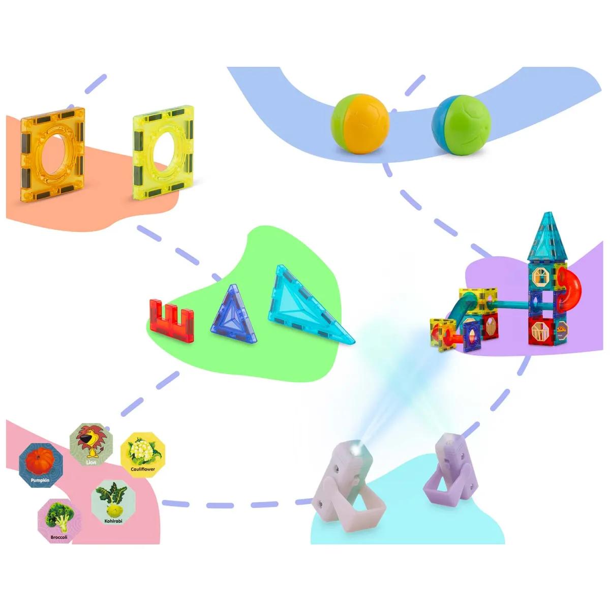 Magnetická stavebnice RK-782, 150ks | Ricokids - Image 6