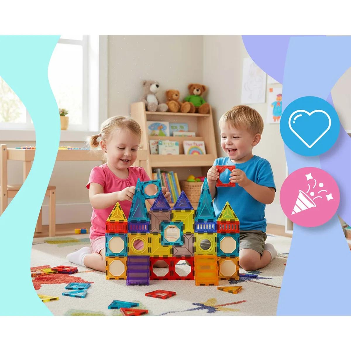 Magnetická stavebnice RK-782, 71ks | Ricokids - Image 9