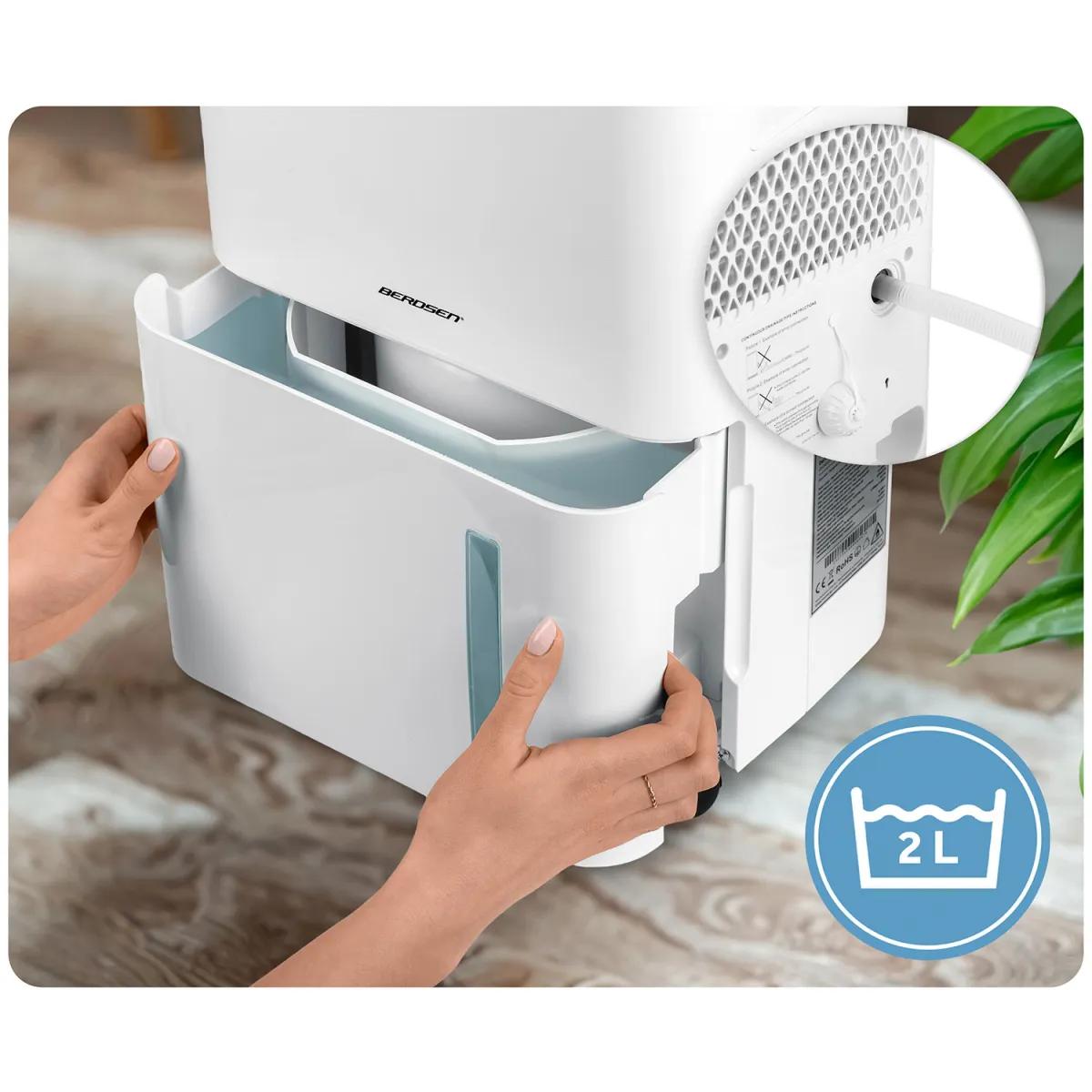 Odvlhčovač vzduchu BD-534, 365W, bílý | Berdsen - Image 5