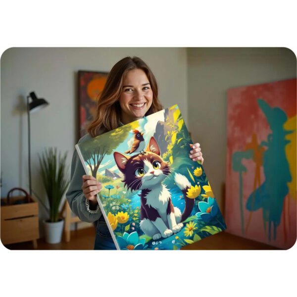 Malování podle čísel, 40x50cm, kotě | Massido - Image 9
