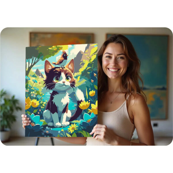 Malování podle čísel, 40x50cm, kotě | Massido - Image 11