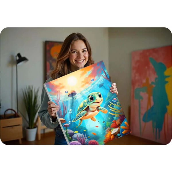 Malování podle čísel, 40x50cm, želva | Massido - Image 10