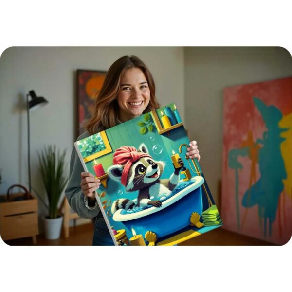 Malování podle čísel, 40x50cm, medvídek | Massido - Image 10