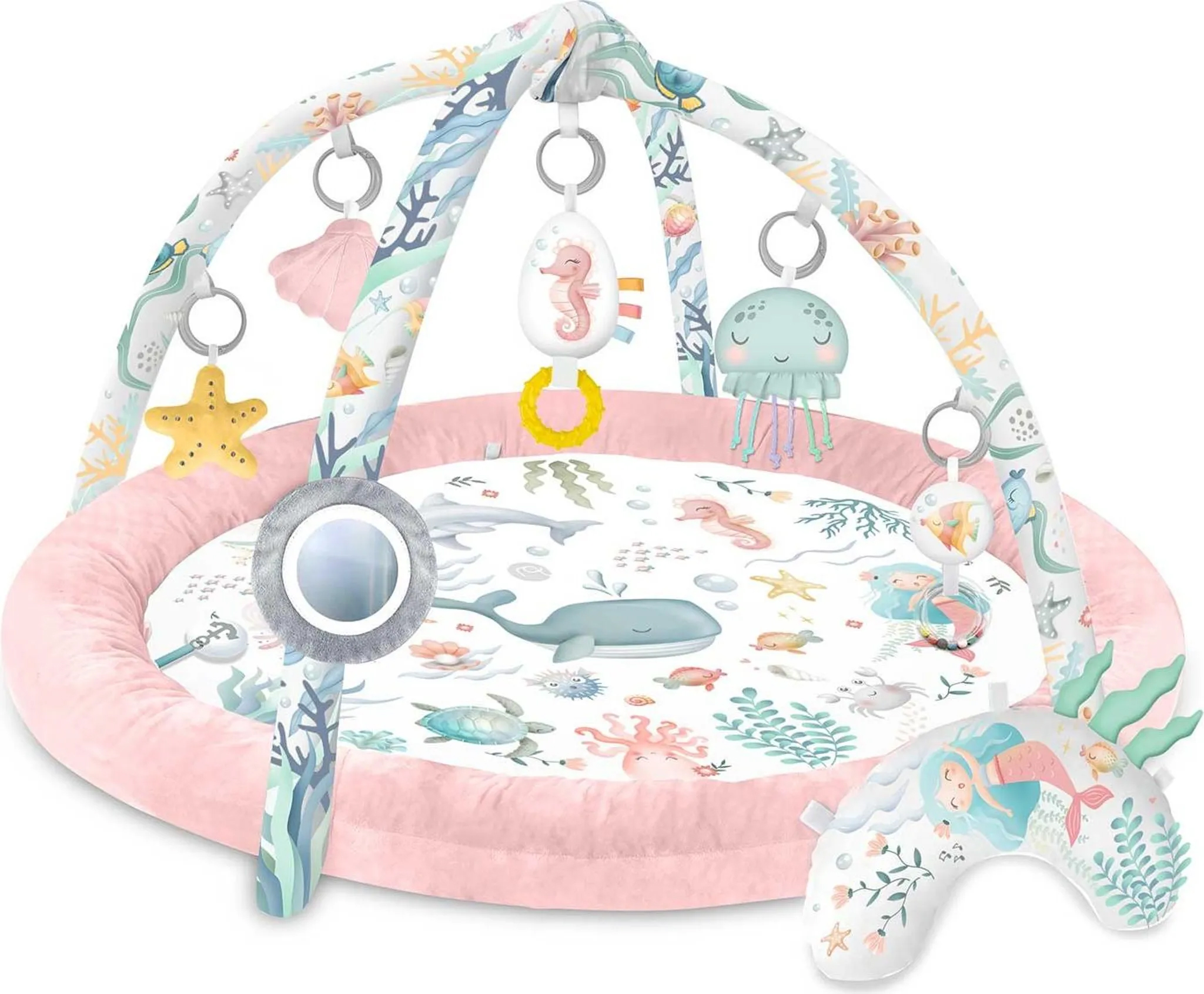 Interaktivní vzdělávací podložka, oceán, růžová | Nukido - Image 3