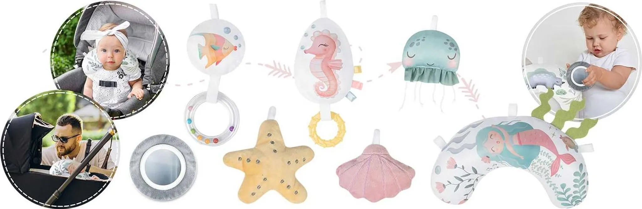 Interaktivní vzdělávací podložka, oceán, růžová | Nukido - Image 9