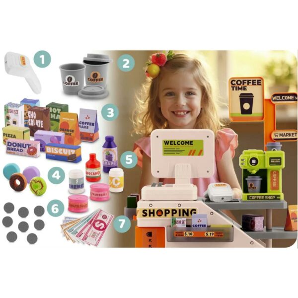 Interaktivní pokladna pro děti RK-822 | Ricokids - Image 13