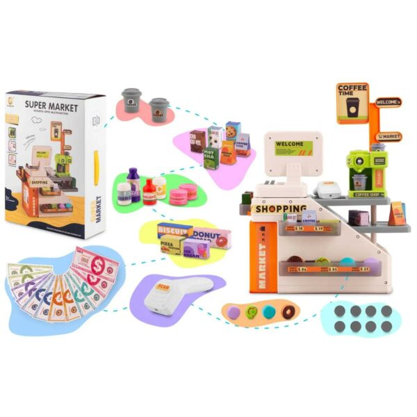 Interaktivní pokladna pro děti RK-822 | Ricokids - Image 9