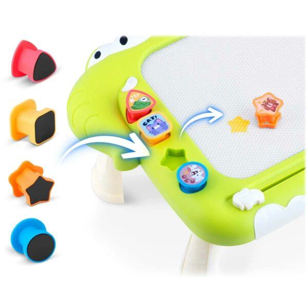 Dětská magnetická tabule pro kreslení RK-823, zelená | Ricokids - Image 10