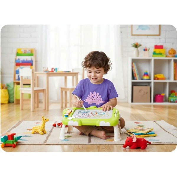 Dětská magnetická tabule pro kreslení RK-823, zelená | Ricokids - Image 13