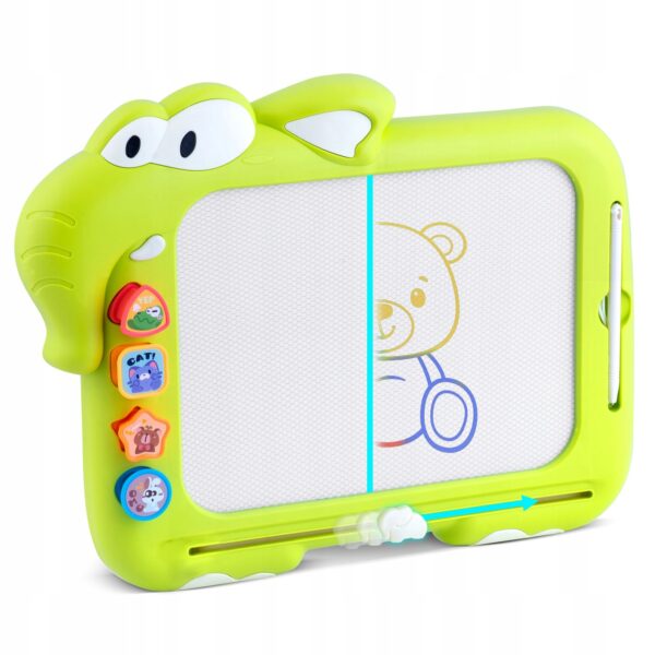 Dětská magnetická tabule pro kreslení RK-823, zelená | Ricokids - Image 3