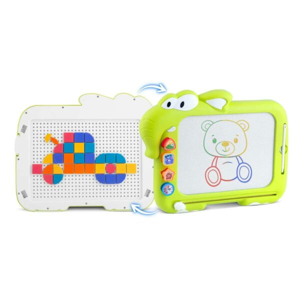 Dětská magnetická tabule pro kreslení RK-823, zelená | Ricokids - Image 8