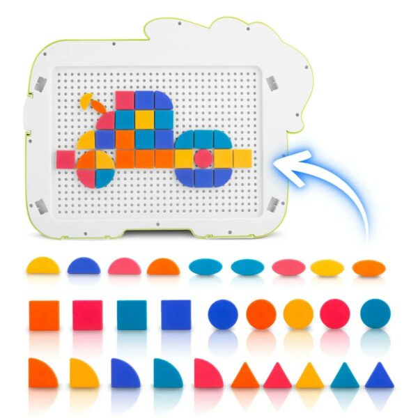 Dětská magnetická tabule pro kreslení RK-823, zelená | Ricokids - Image 9