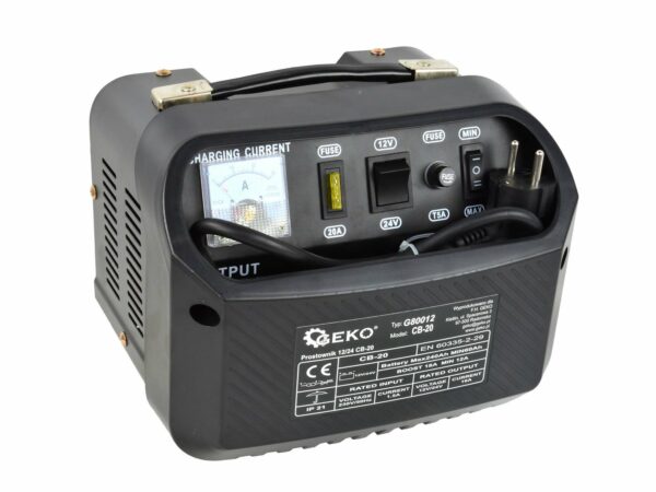 Nabíječka autobaterií, 12/24V, CB-20 | GEKO - Image 2