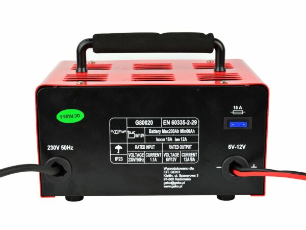 Autonabíječka se startérem, 75A, 6/12V | GEKO - Image 5
