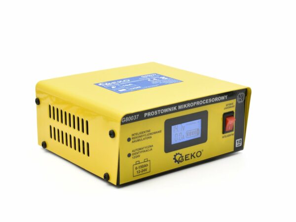 Nabíječka autobaterií, mikroprocesorová, 12/24V | GEKO - Image 3