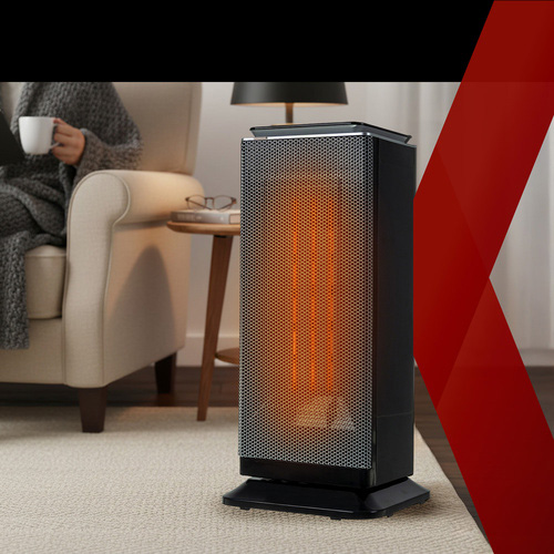 Elektrický ohřívač Lumni 2.0, 2000W, černý | Kaminer - Image 8
