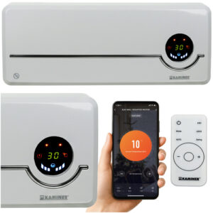 Ohřívač vzduchové clony Airo Kaminer, 2000W, bílý | Kaminer
