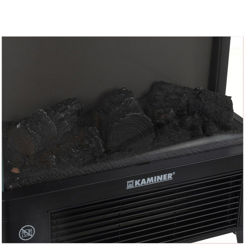 Elektrický ohřívač Embego, 2000W, černý | Kaminer - Image 3