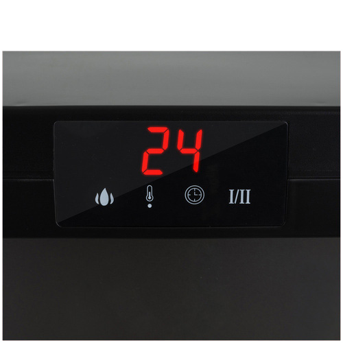 Elektrický ohřívač Embego, 2000W, černý | Kaminer - Image 5
