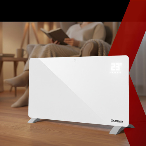 Elektrický ohřívač Zelva Kaminer, 2500W, bílý | Kaminer - Image 12