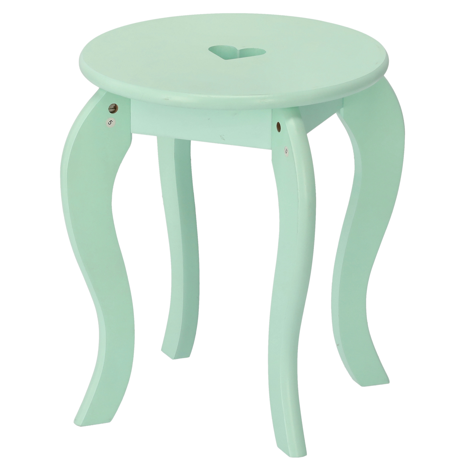 Dětský kosmetický stolek se zrcadlem | zelený - Image 4