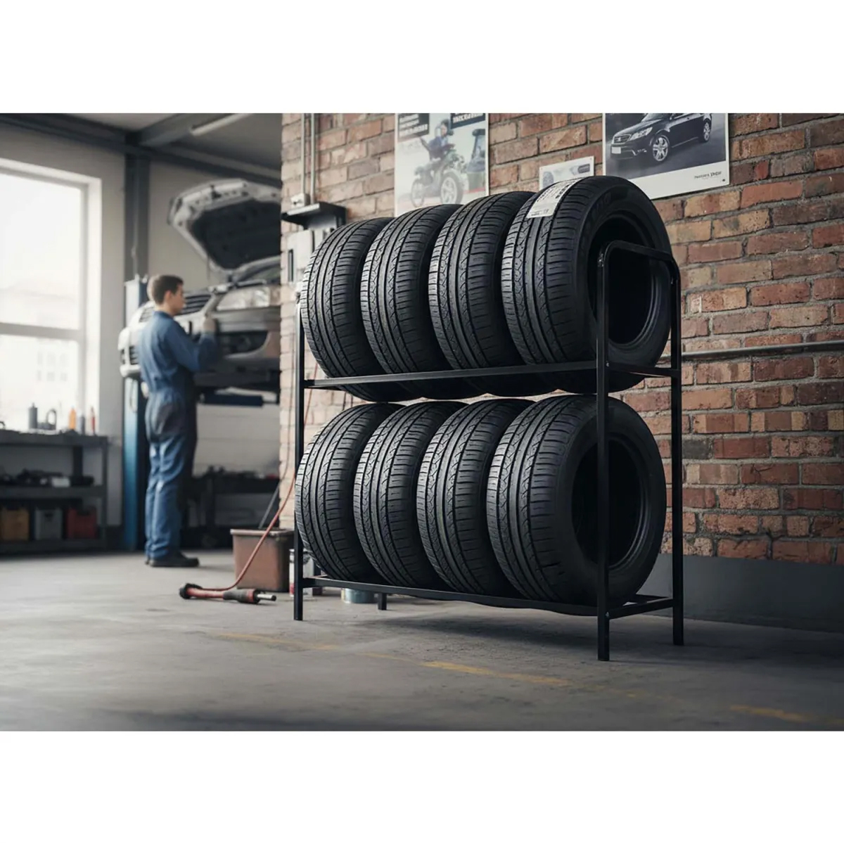 Stojan na pneumatiky HM-386, 8 míst | Humberg - Image 7