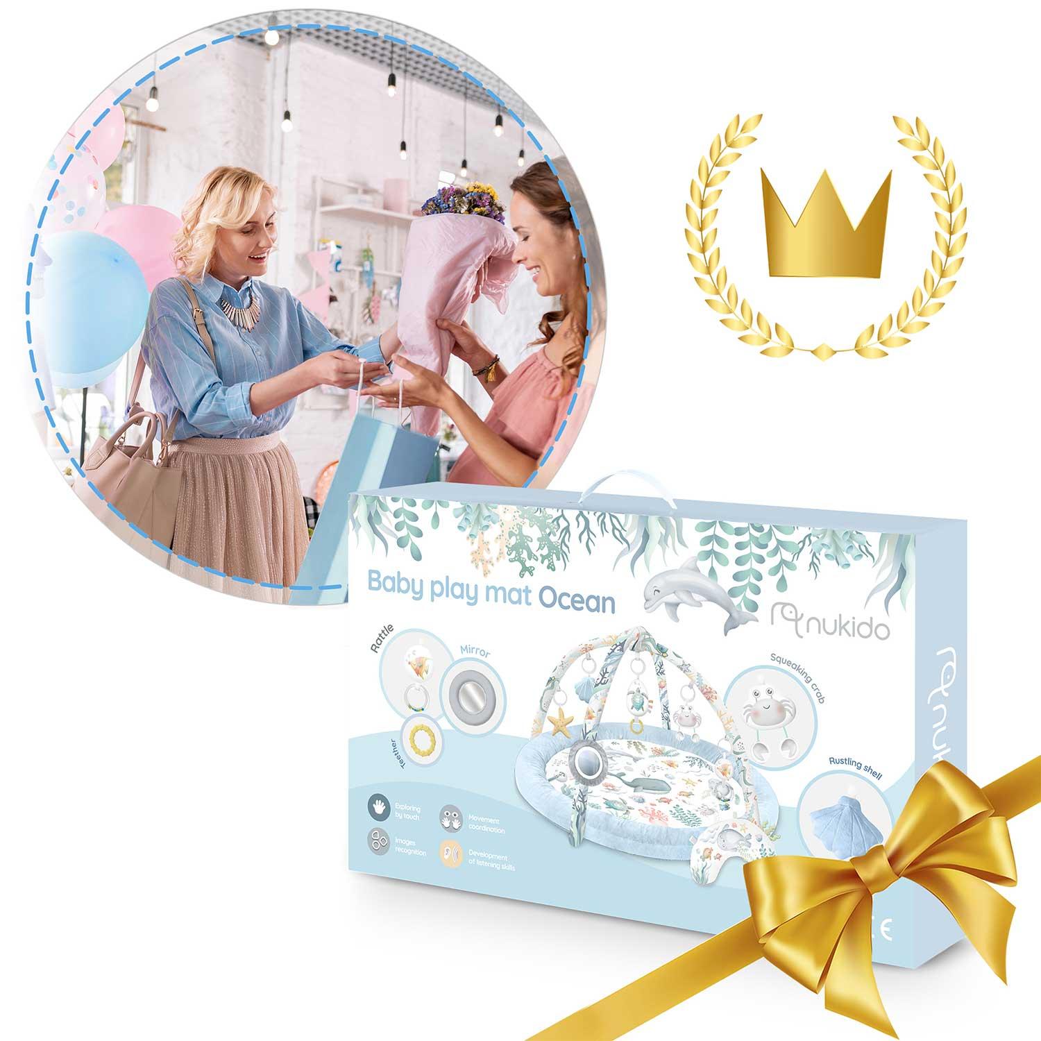 Interaktivní vzdělávací podložka, oceán, modrá | Nukido - Image 12