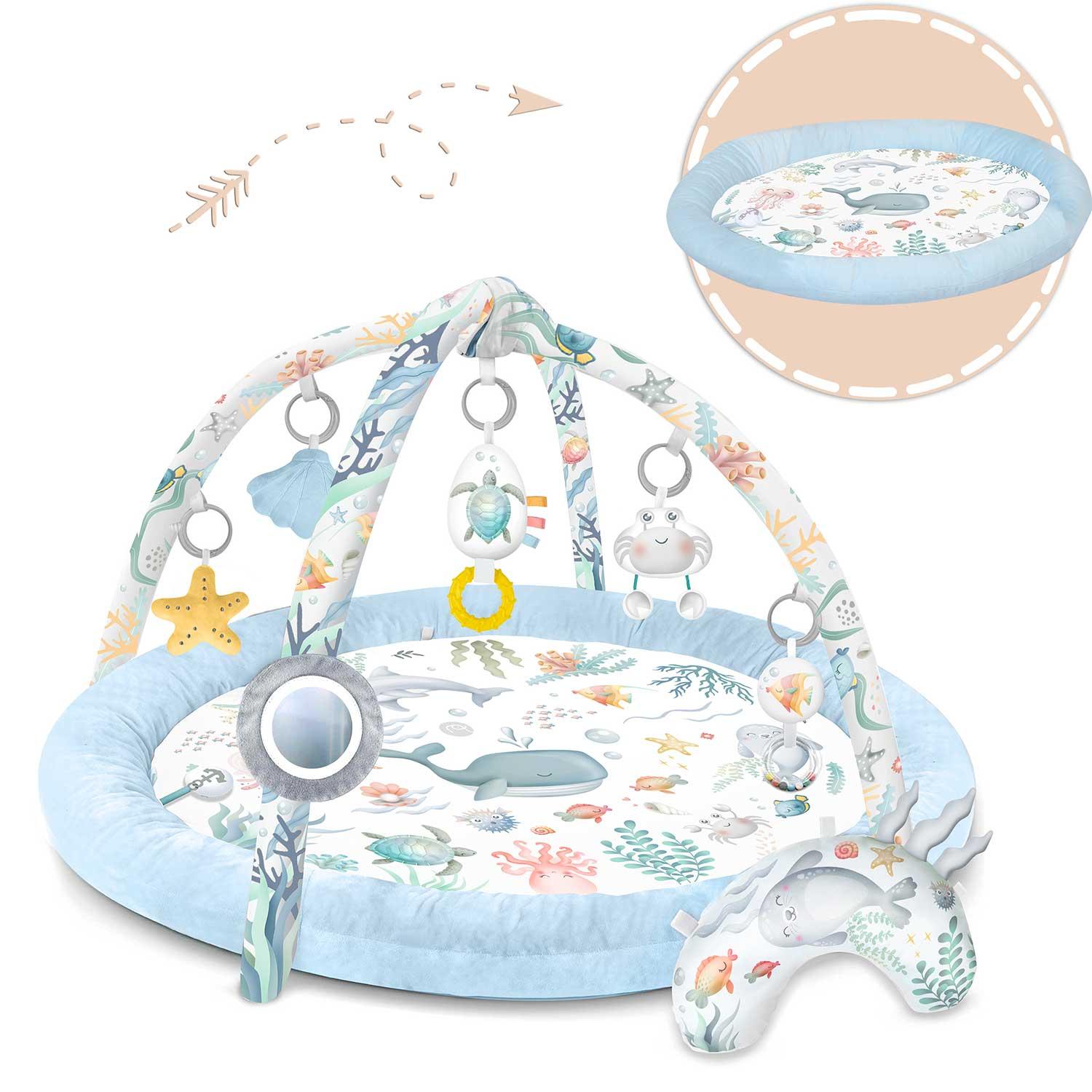 Interaktivní vzdělávací podložka, oceán, modrá | Nukido - Image 5