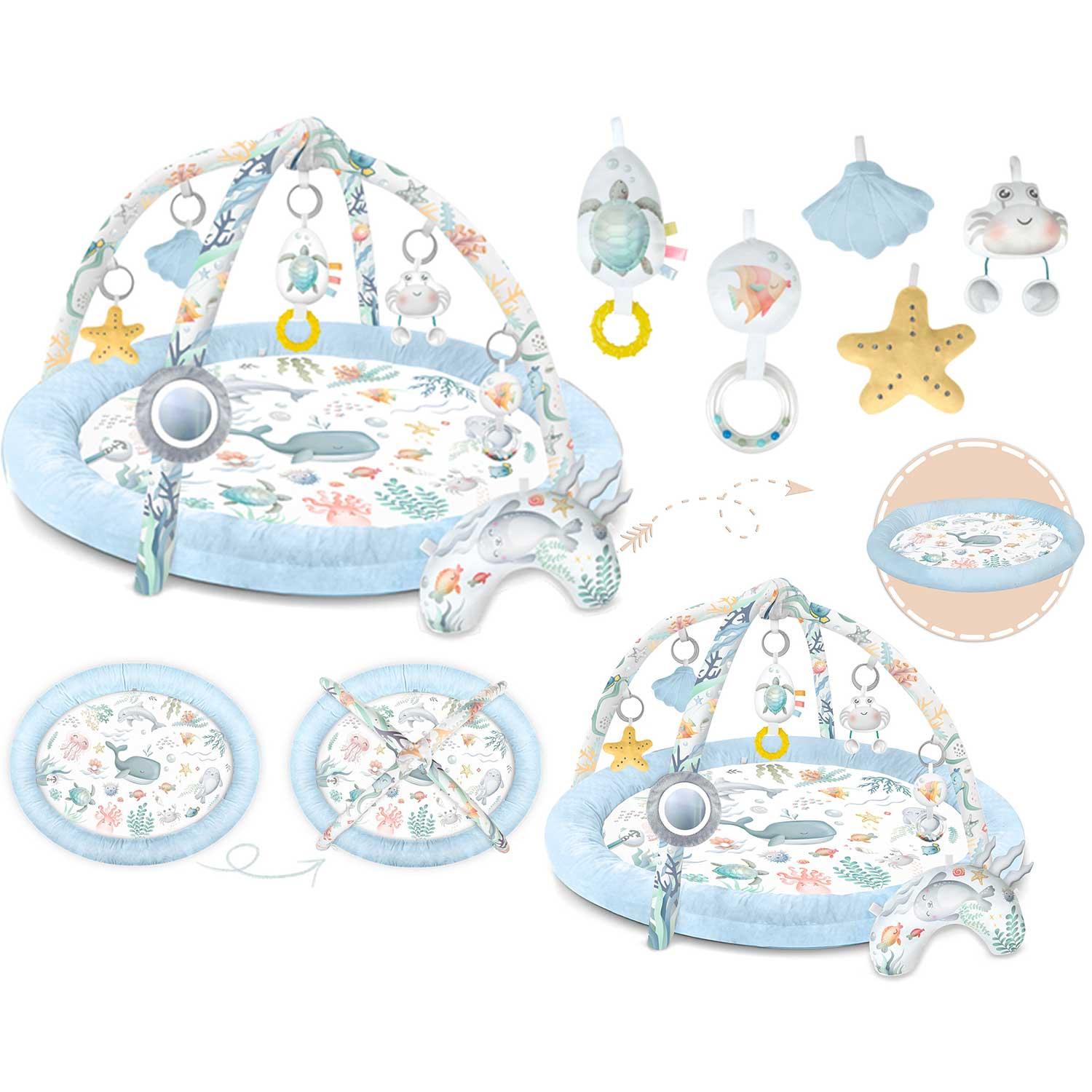 Interaktivní vzdělávací podložka, oceán, modrá | Nukido - Image 7