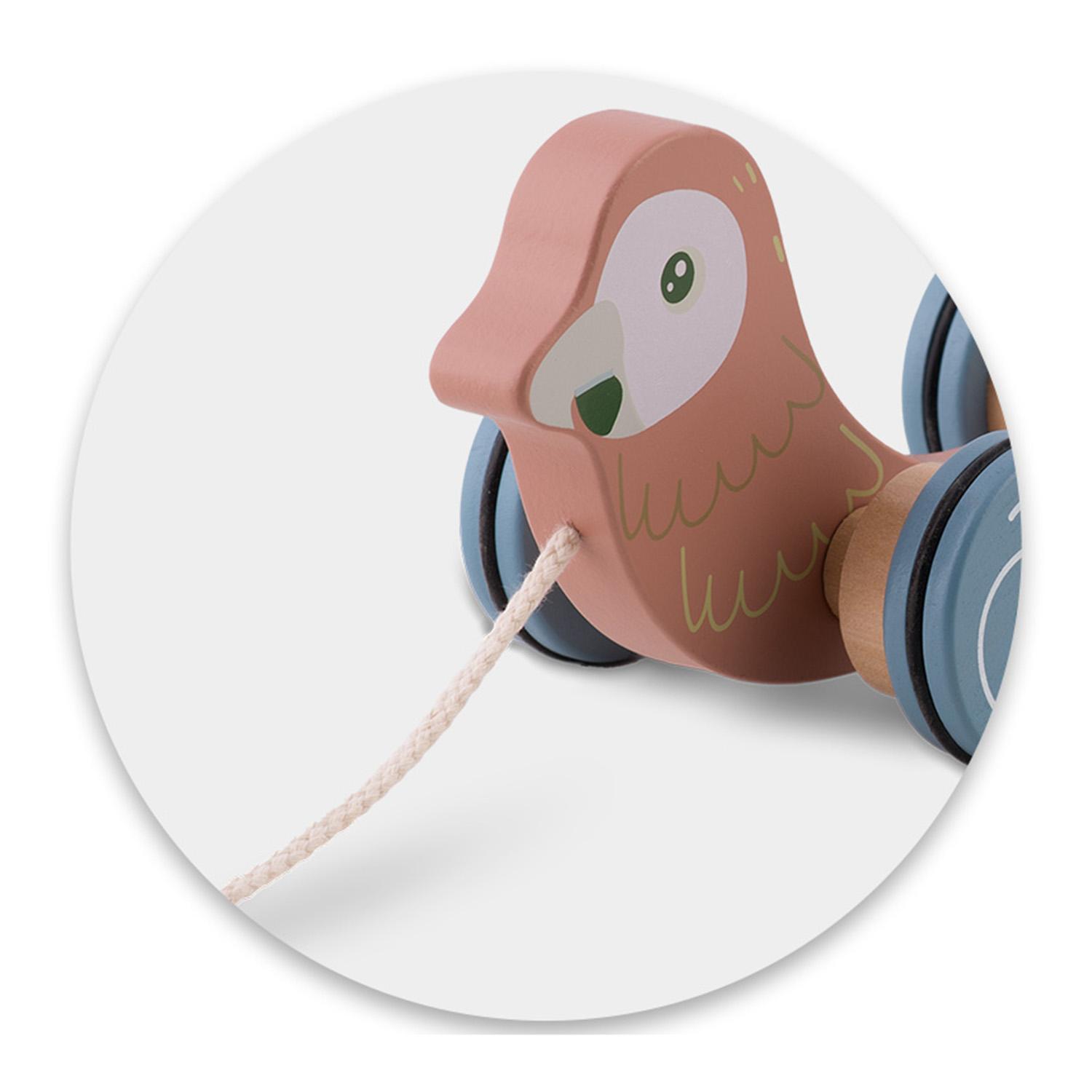 Dětská dřevěná hračka NK-854, papoušek | Nukido - Image 10