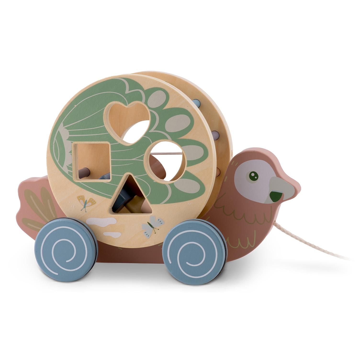 Dětská dřevěná hračka NK-854, papoušek | Nukido - Image 3