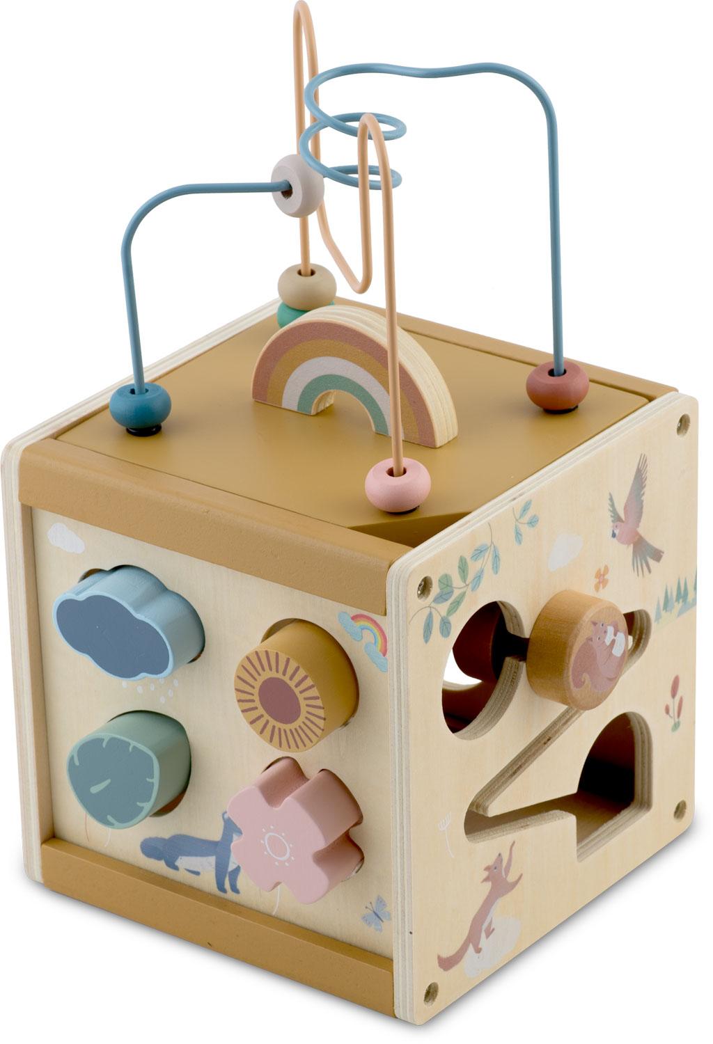 Dřevěná senzorická kostka, NK-861 | Nukido - Image 5