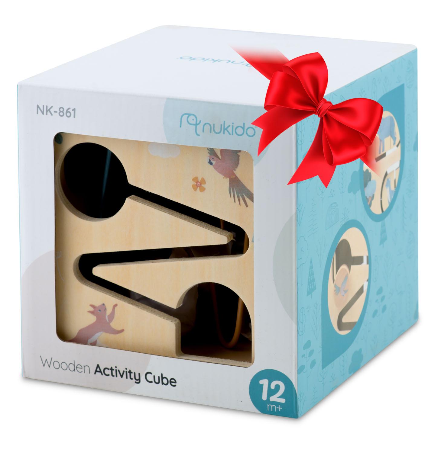 Dřevěná senzorická kostka, NK-861 | Nukido - Image 9